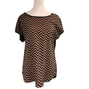 Geometric stripe blouse | medium